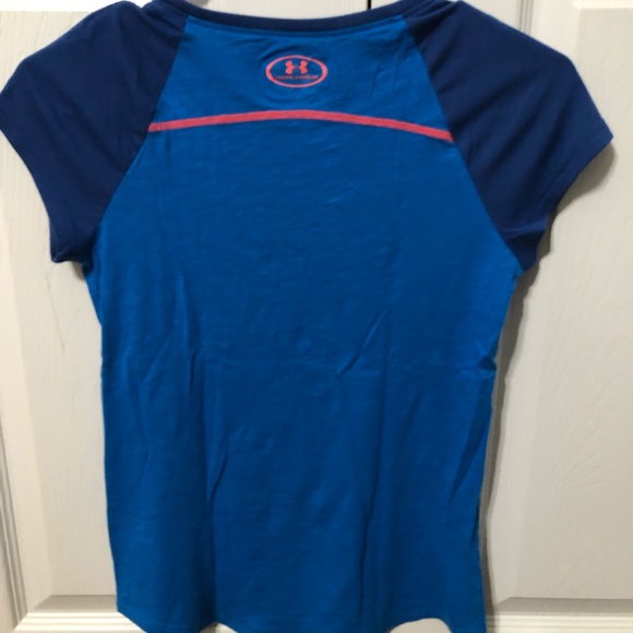 Under Armour Girls Youth Medium Active Wear Tee - Picture 2 of 4